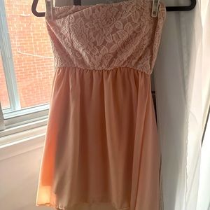 Tank top dress with lace